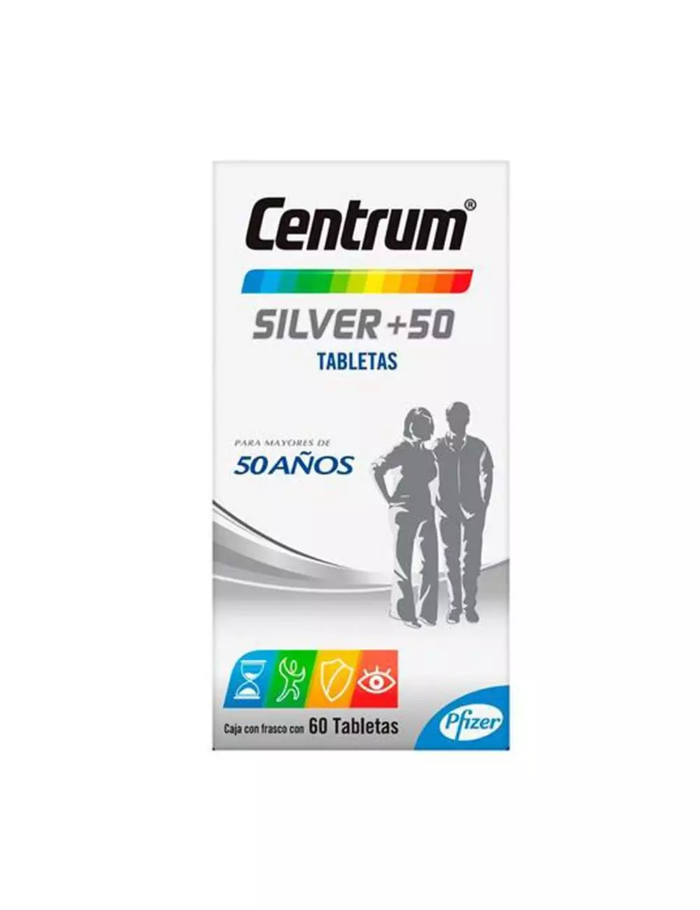 Centrum Silver Caja Con Frasco Con 60 Tabletas