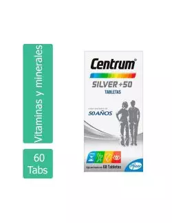 Centrum Silver Caja Con Frasco Con 60 Tabletas