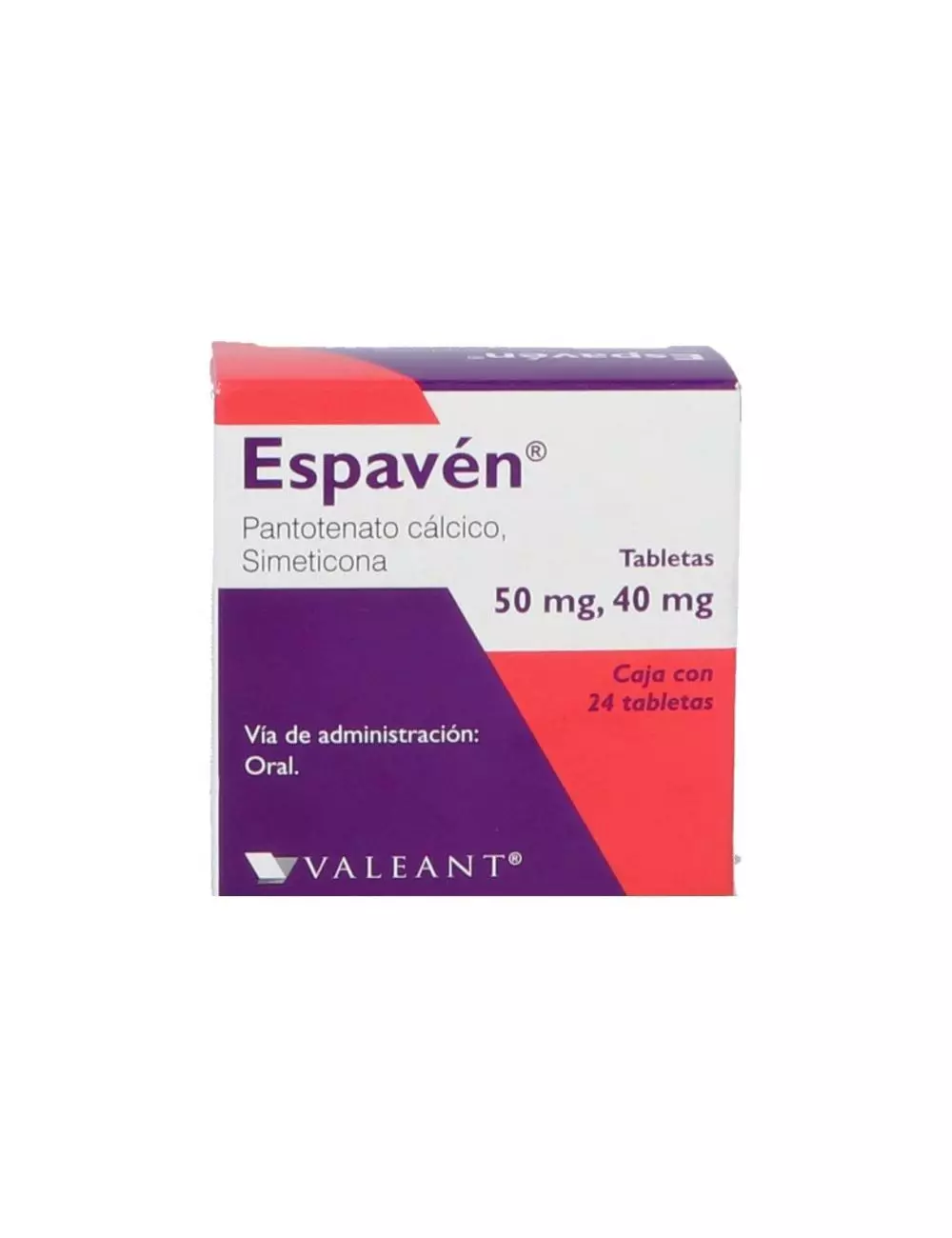 Espavén 50 mg/40 mg 24 Tabletas