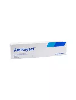 Amikayect 100 mg/2 mL Caja Con Jeringa Prellenada  Con 2mL RX2