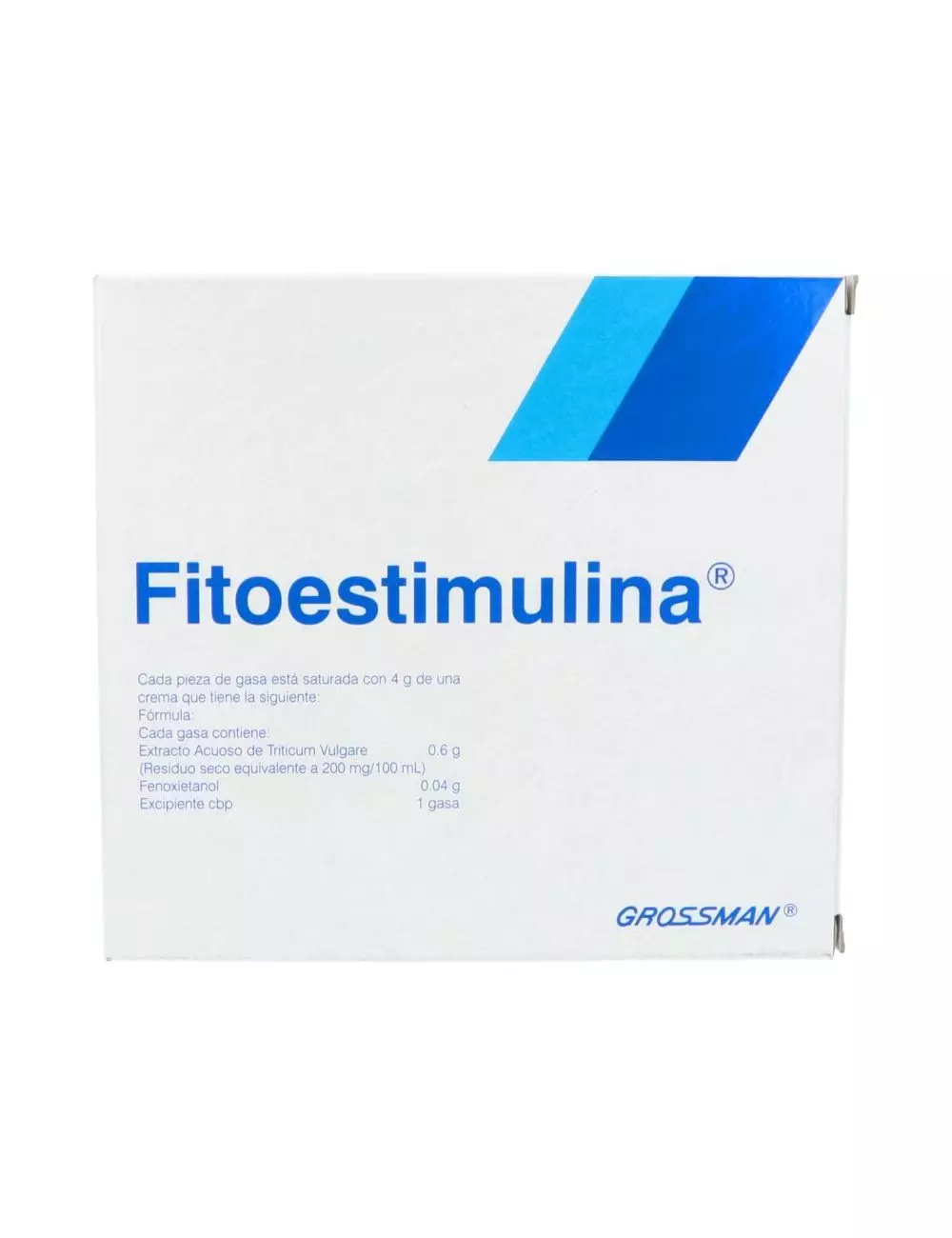 Fitoestimulina Caja Con 10 Gasas Esterilizadas Con Crema