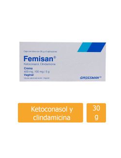 Femisan Crema Vaginal 400mg,100mg/5g Caja Con Tubo Con 30g