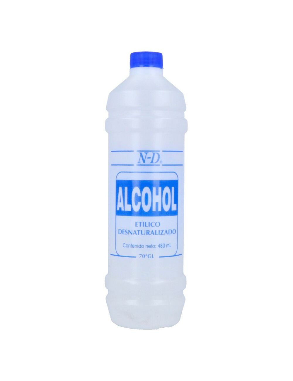 Alcohol Etílico Desnaturalizado Botella Con 480 Ml