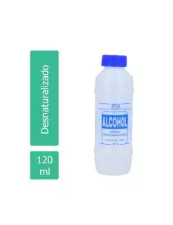 Alcohol Etílico Desnaturalizado 70°GL Botella Con 120mL