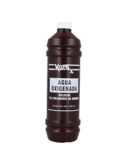 Kura X Agua Oxigenada Solución 10.5 Volúmenes Botella Con 480 mL