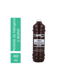 Kura X Agua Oxigenada Solución 10.5 Volúmenes Botella Con 480 mL