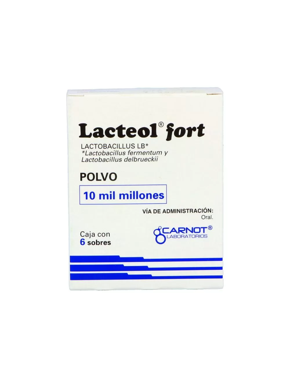 Lacteol Fort 10.000 M.U.I. Caja Con 6 Sobres