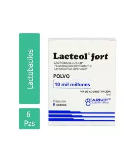 Lacteol Fort 10.000 M.U.I. Caja Con 6 Sobres