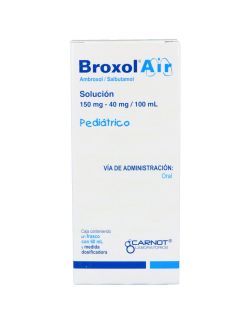 Broxol Air Solución Pediátrica 150 mg / 40 mg Caja Con Frasco Con 60 mL