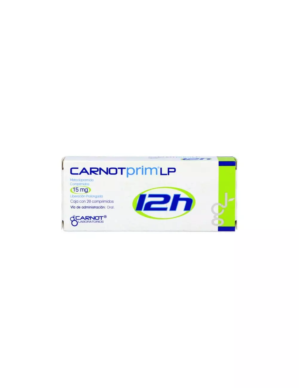 Carnotprim LP 12H 15 mg Caja Con 20 Comprimidos