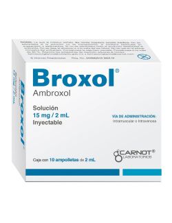 Broxol Solución Inyectable Caja Con 10 Ampolletas De 2 mL