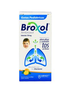 Broxol Solución Pediátrica 750 mg Frasco Con Gotero 30 mL
