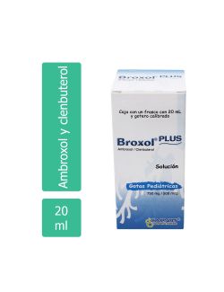 Broxol Plus Gotas Pediátricas 750 mg / 500 Mcg Caja Con Frasco 20 mL