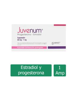 Juvenum Suspensión Inyectable de Liberación Prolongada 20 mg / 1 mg Caja Con 1 Jeringa Polvo Para Reconstituir