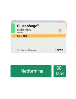 Glucophage 500 mg Caja Con 60 Tabletas