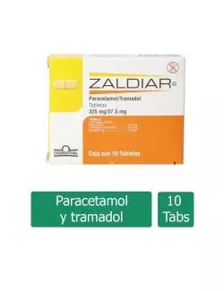 Zaldiar 325 mg/37.5 mg Caja Con 10 Tabletas