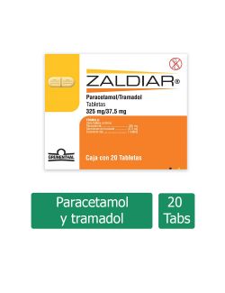 Zaldiar 325 mg/37.5 mg Caja Con 20 Tabletas
