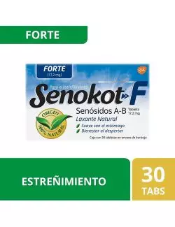 Senokot F  17.2mg Caja Con 30 Tabletas