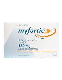 Myfortic 180 mg Con 120 Comprimidos