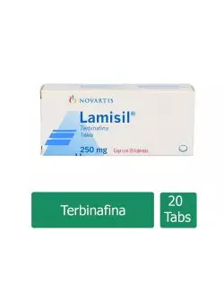 Lamisil® 250 mg - 20 Tabletas | Terbinafina | Novartis