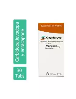 Stalevo® 200/50/200 mg (Levodopa/Carbidopa/Entacapona) - 30 Tabletas - Novartis