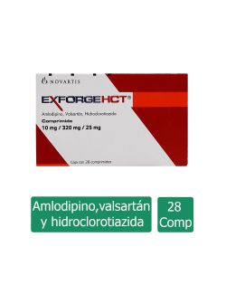 Exforge HCT 10 mg/320mg/25mg Caja Con 28 Comprimidos