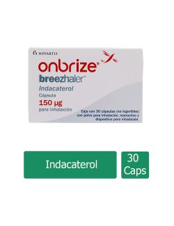 Onbrize Breezhaler 150 mg Caja Con 30 Cápsulas
