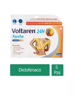 Voltarén Parches 24H 30mg Caja Con 5 Unidades