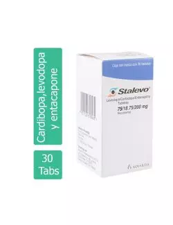 Stalevo® 75/18.75/200 mg (Levodopa/Carbidopa/Entacapona) - 30 Tabletas - Novartis