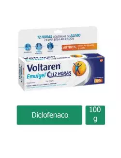 Voltaren Emulgel 12Horas 2.32% Caja Con Tubo Con 100g