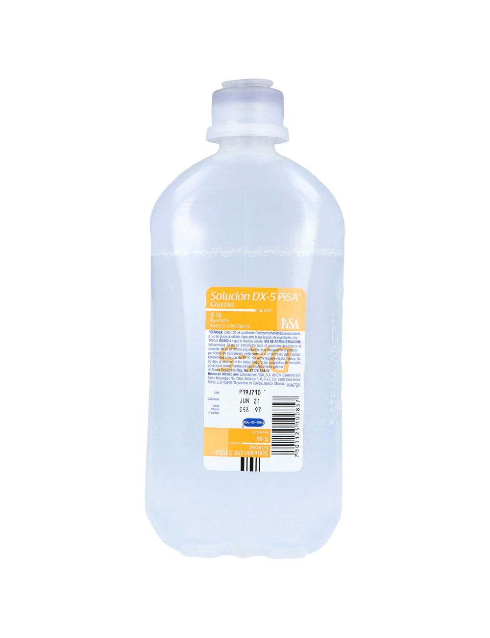Solución DX-5 5% Botella Con 500 mL