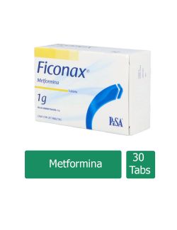 Ficonax 1 g Caja Con 30 Tabletas Recubiertas