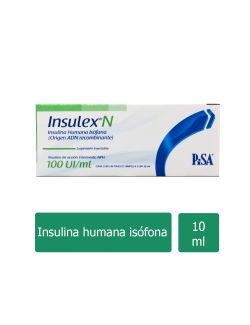 Insulex N 100 UI Caja Con Ampolleta Con 10 mL - RX3