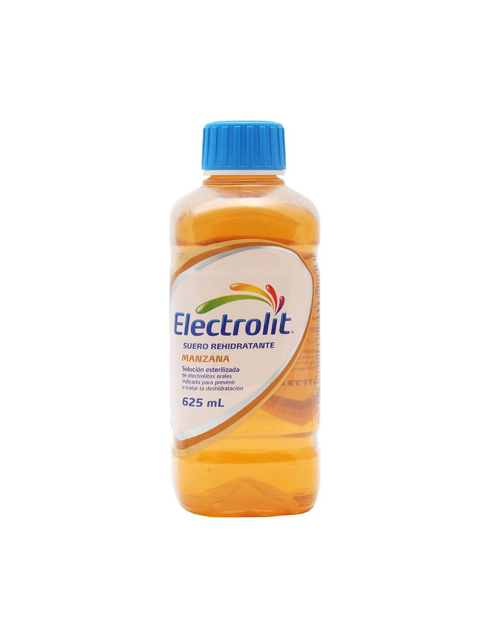 Electrolit Suero Rehidratante Botella Con 625mL Sabor Manzana