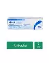 AMK 100 mg Solución Inyectable Caja Con 1 Ampolleta Con 2 mL RX2