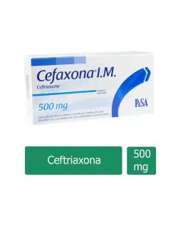 Cefaxona I.M. 500 mg Ámpula Con Polvo RX2