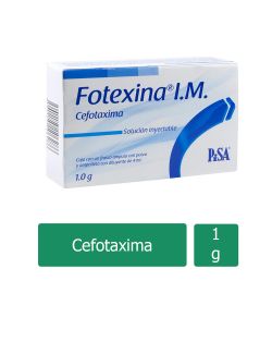 Fotexina I.M 1.0 g Caja Con Frasco Ámpula y Ampollesta 4 mL - Rx2