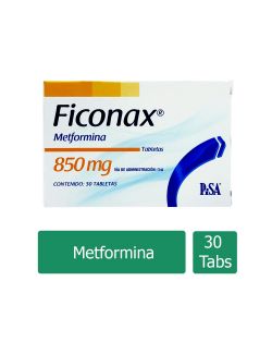 Ficonax 850 mg Caja Con 30 Tabletas