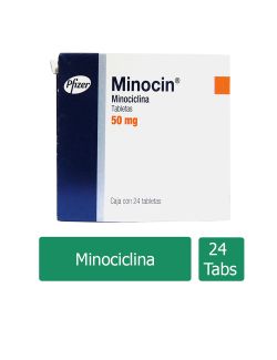 Minocin 50 mg Caja Con 24 Tabletas - RX2