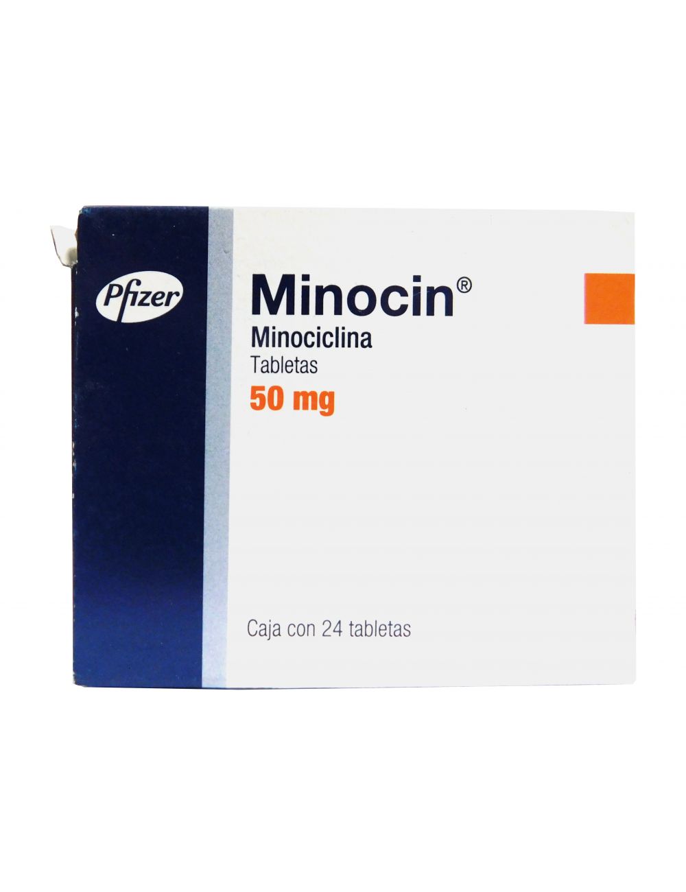 Minocin 50 mg Caja Con 24 Tabletas - RX2
