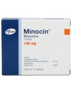 Minocin 100mg Caja Con 12 Tabletas - RX2