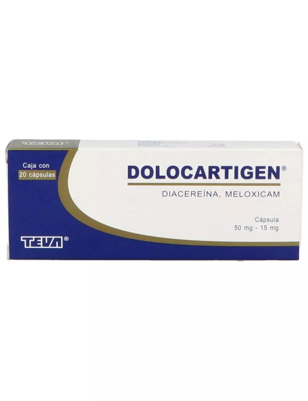 Dolocartigen 50 mg/15 mg Caja Con 20 Cápsulas