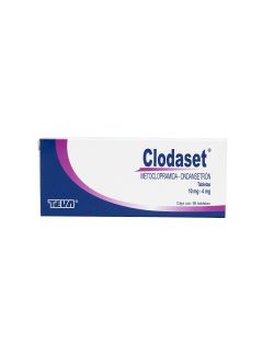 Clodaset 10 Mg 4 Mg Caja Con 10 Tabletas