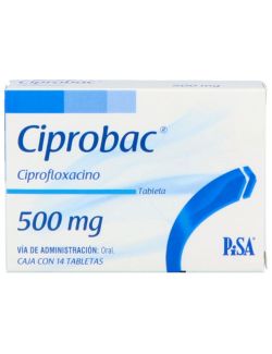 Ciprobac 500 mg Caja Con 14 Tabletas - RX2