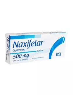 Naxifelar 500 mg Caja Con 20 Cápsulas - RX2