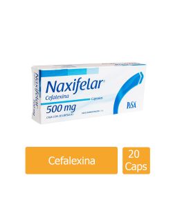 Naxifelar 500 mg Caja Con 20 Cápsulas - RX2