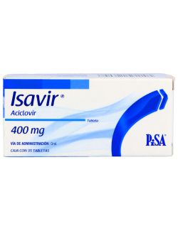 Isavir 400 mg Caja Ccon 35 Tabletas