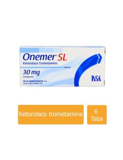 Onemer SL 30 mg Caja Con 6 Tabletas Sublinguales