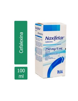 Naxifelar Suspensión Infantil 250 mg / 5mL Caja Con Frasco Con Polvo Para 100 mL RX2