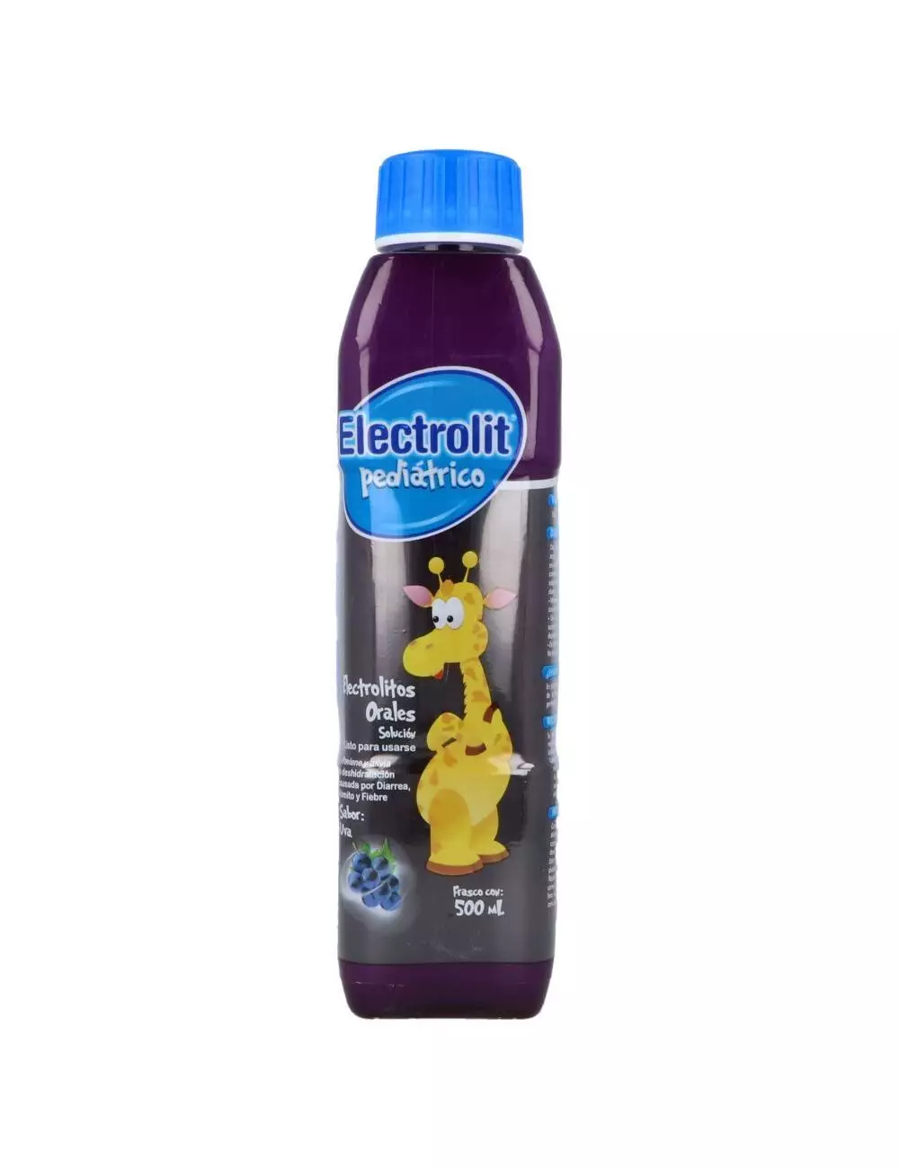 Electrolit Pediátrico Suero Oral Botella Con 500Ml Sabor Uva